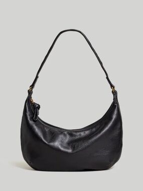 NWOT Madewell Piazza Small Slouch Shoulder Bag | Black